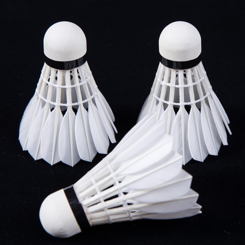 China Factory Class A Goose Feather Shuttlecock of Fly 10 series Used for competition tournament to Korea
