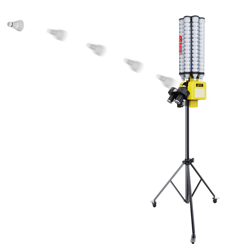 2024 New Arrival SIBOASI Badminton Shuttlecock Feeder Machine B3 Smart Badminton Shooting Machine for Training