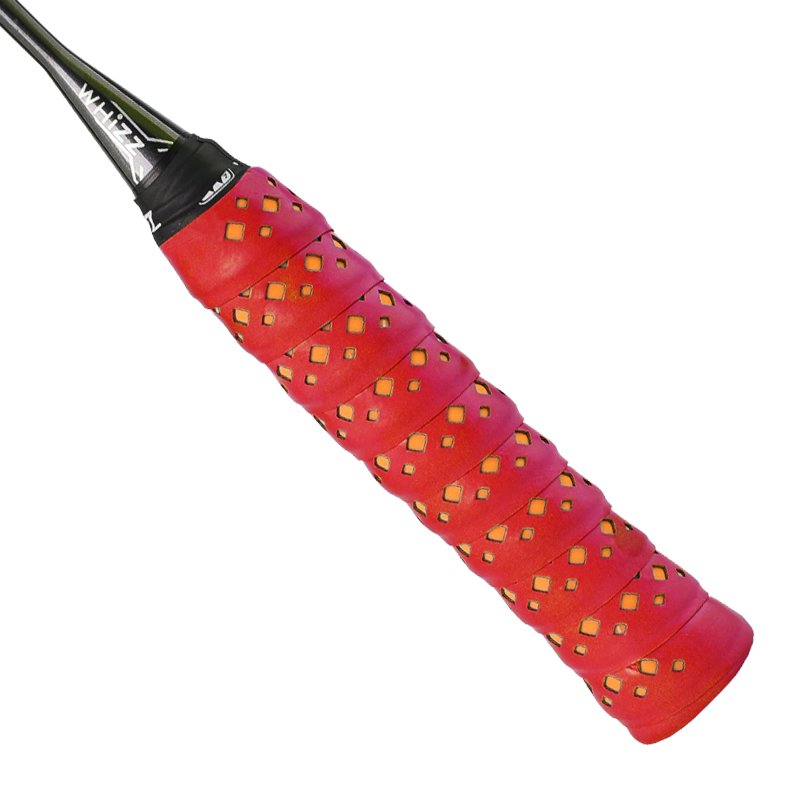 tennis badminton grip Durable Silk Screen Dots PU Material Racket Grips Anti-slip