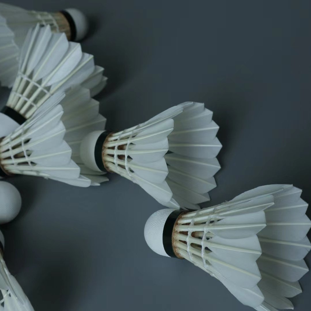 Factory Directly Supply Goose Feathers Badminton Shuttlecocks