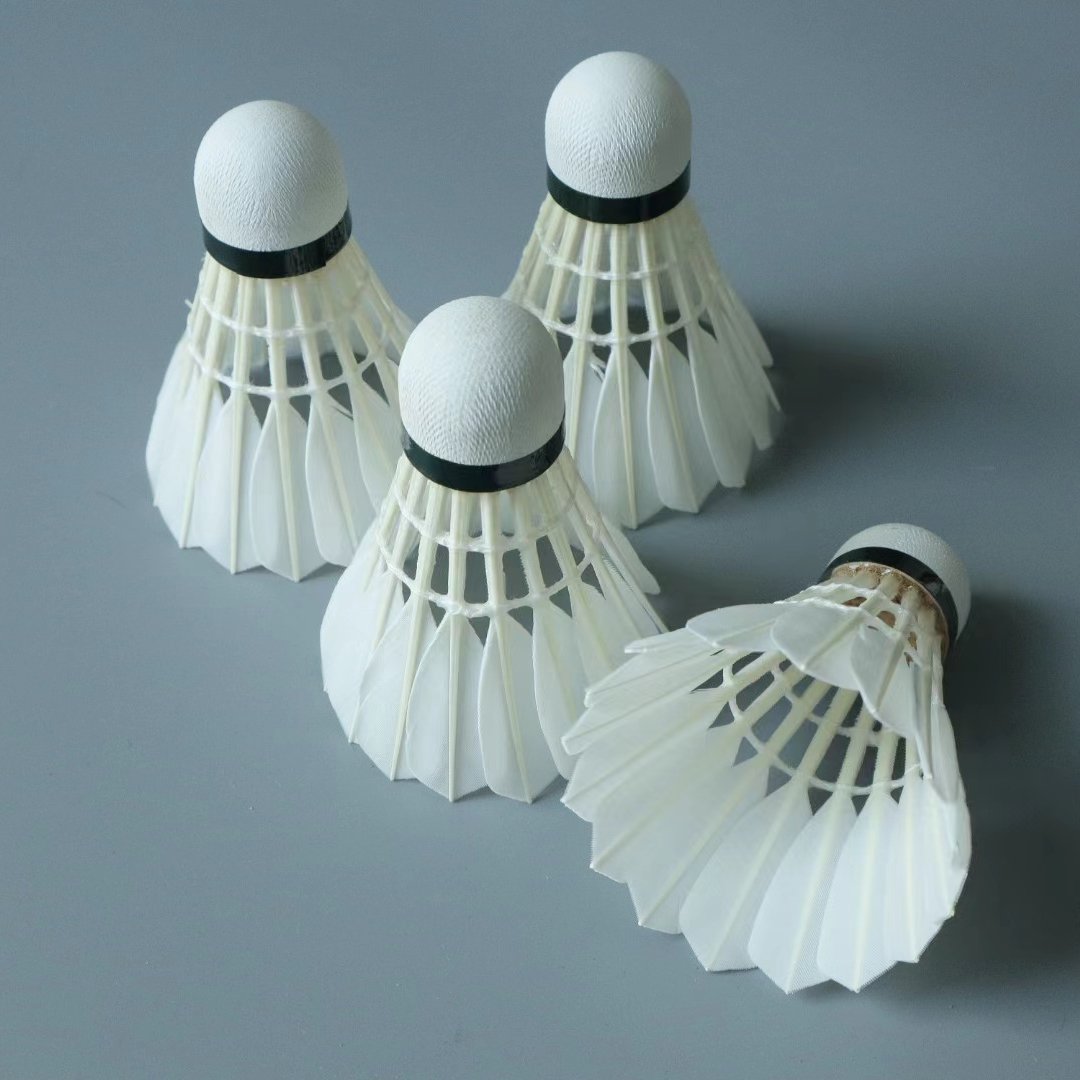 Factory Directly Supply Goose Feathers Badminton Shuttlecocks