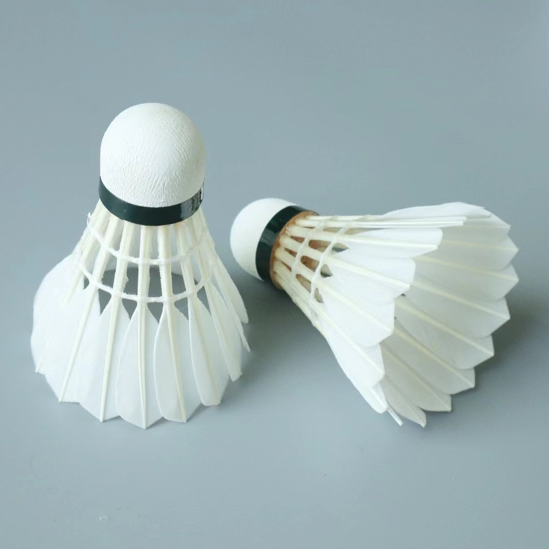 Factory Directly Supply Goose Feathers Badminton Shuttlecocks