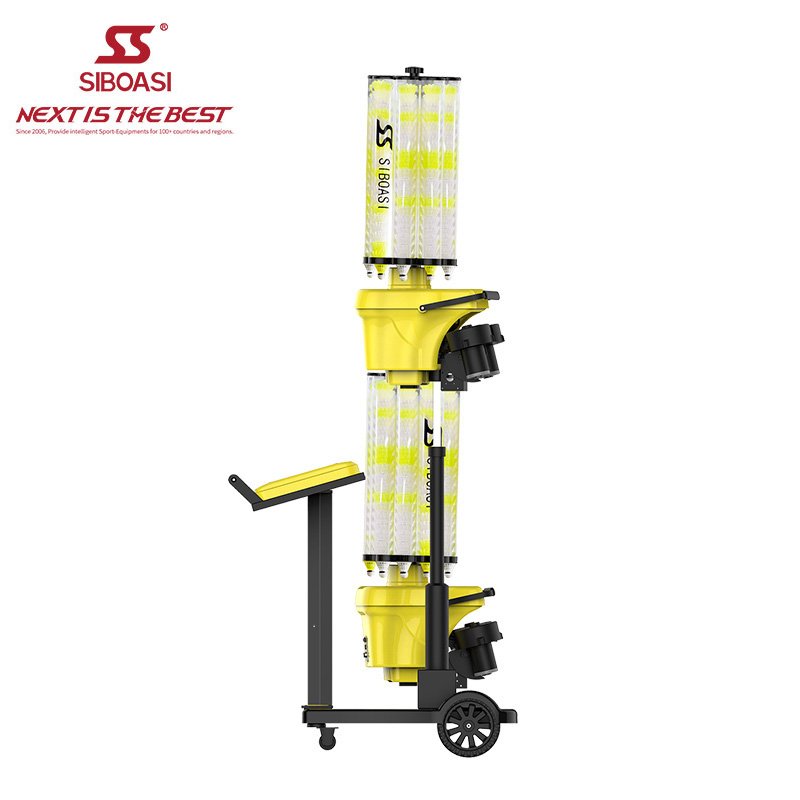 Best Selling SIBOASI Shuttlecock Training Tools Smart Badminton Shooting Machine with Tablet Touch
