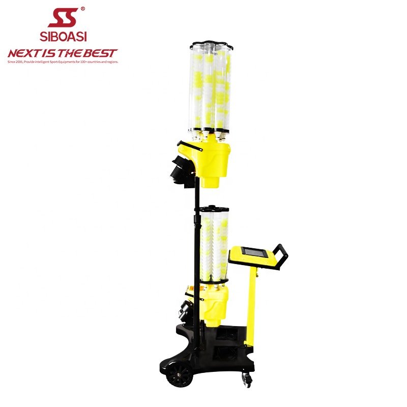 Best Selling SIBOASI Shuttlecock Training Tools Smart Badminton Shooting Machine with Tablet Touch