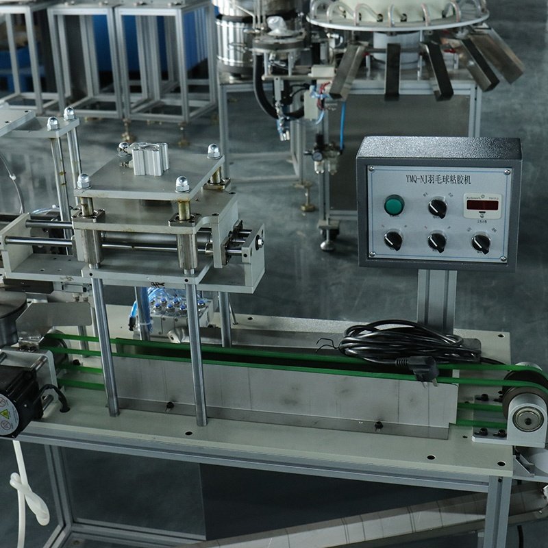 Shuttlecock Feather Tip Gluing Machine Electrical Equipment Manufacturing Machinery For Badminton Shuttlecock Production
