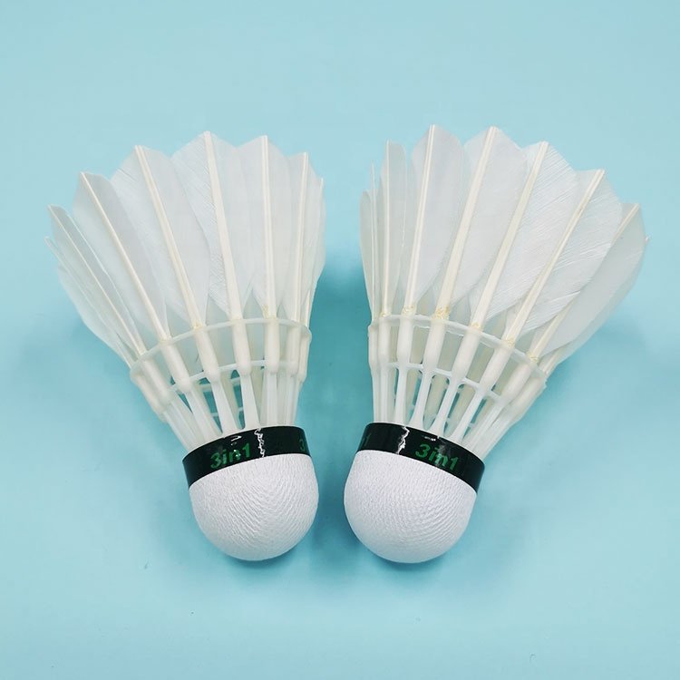 High Durability Professional Badminton Shuttlecocks with Strictly Quality Examination for Tournament and Competition