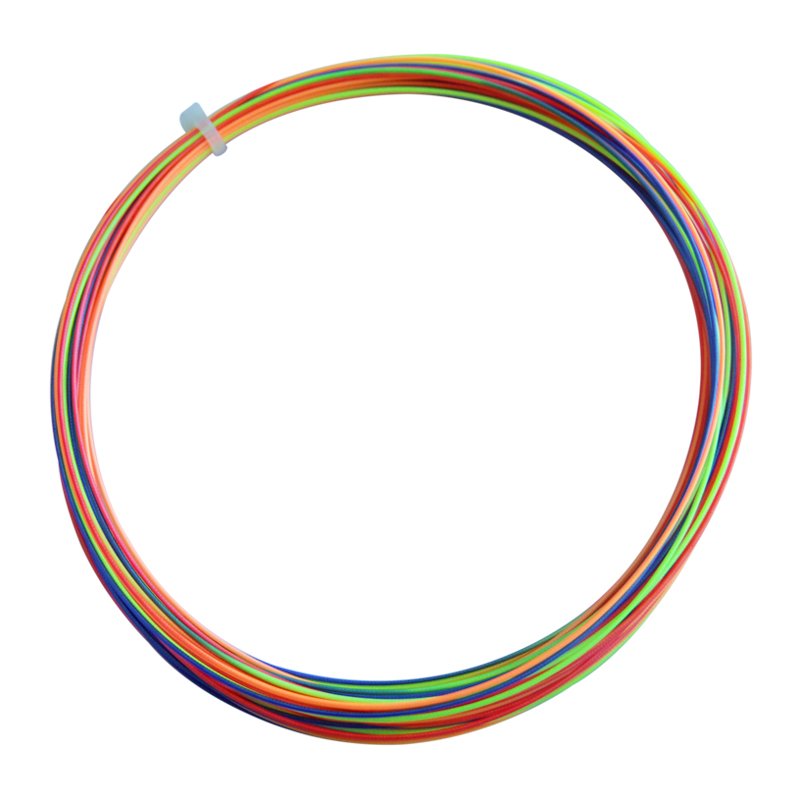 Strong Elastic 0.64mm Nylon Rainbow Line Badminton Racket String