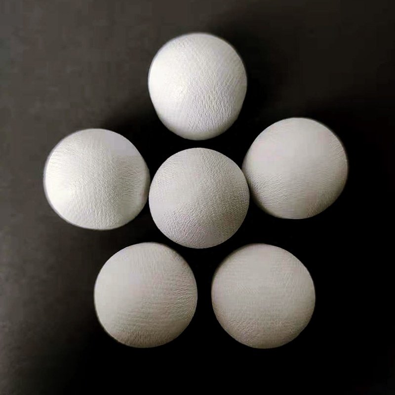 High Quality Durable 2-Layer PU and Soft Wood Badminton Head Factory Wholesale PU Shuttlecock Head with Cork