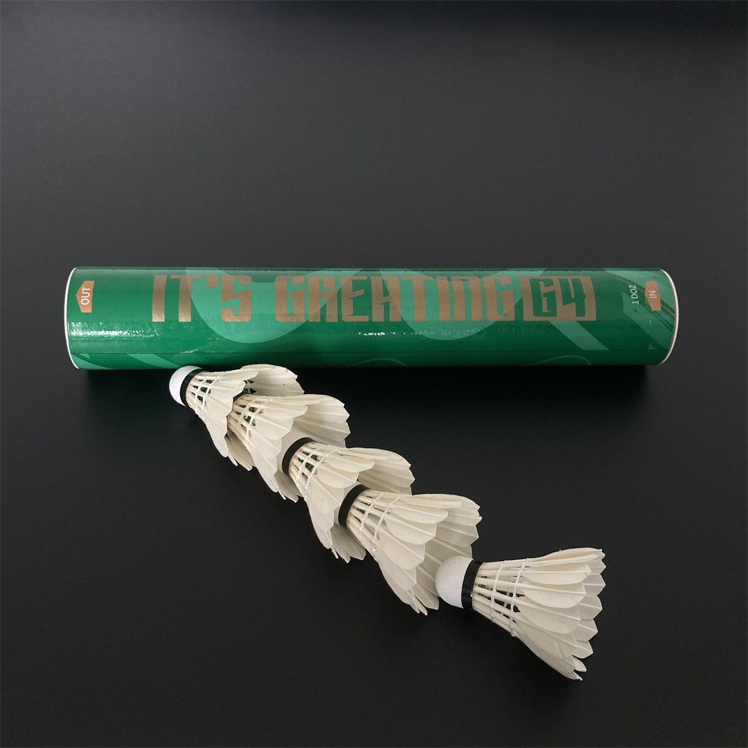 Factory Custom Provided Badminton Shuttlecocks Birdies,12 Pack Training Badminton Balls