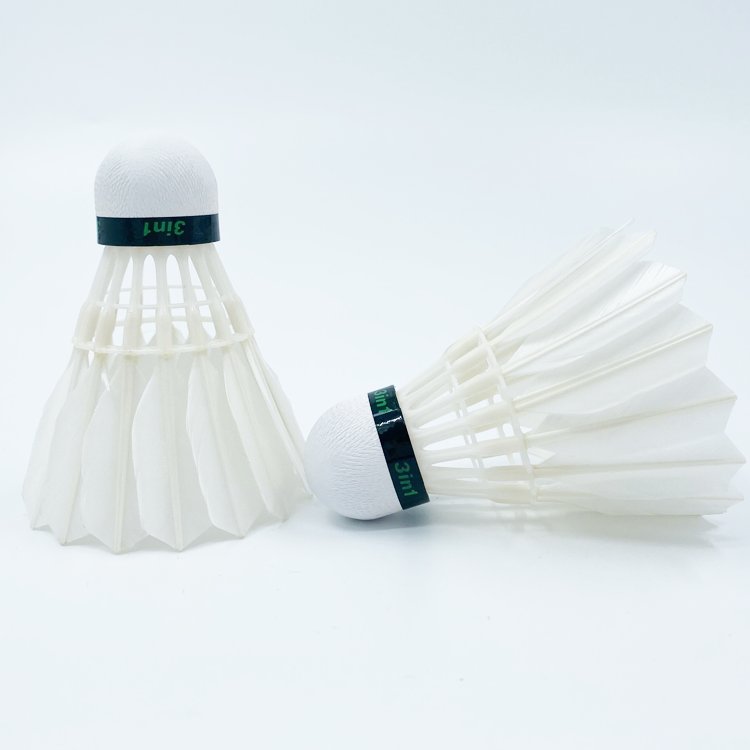 International Competition Professional Badminton Goose Feather Shuttlecocks Best Quality 3in1 Hybrid Shuttlecock for Tournament