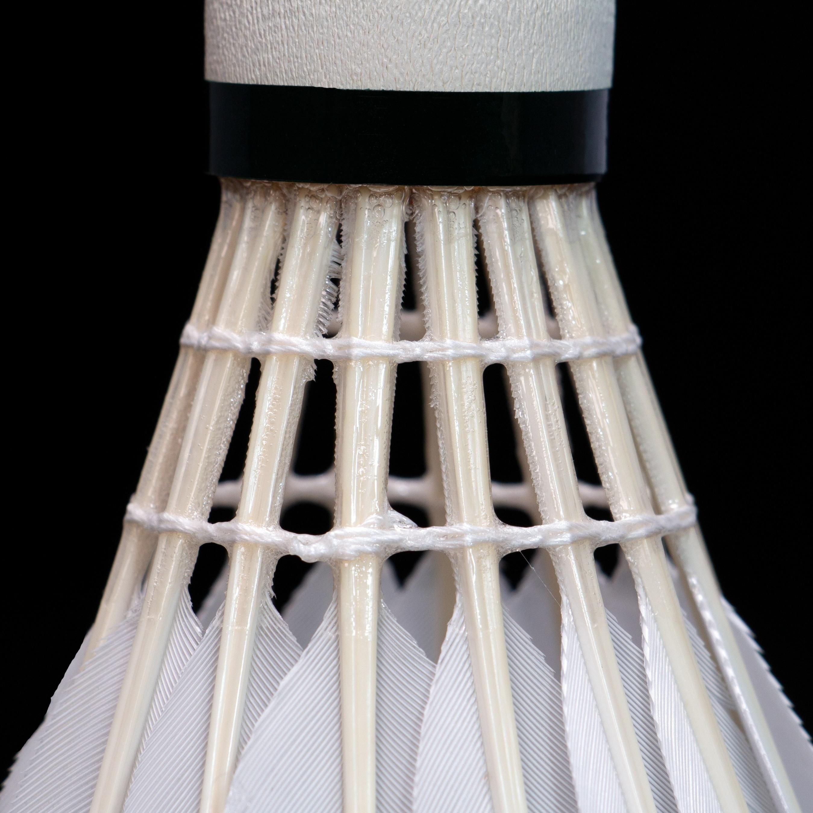 LINGMEI 10 Wholesale Premium Goose Feather Badminton Shuttlecock for Pro Matches as RSL as Lining