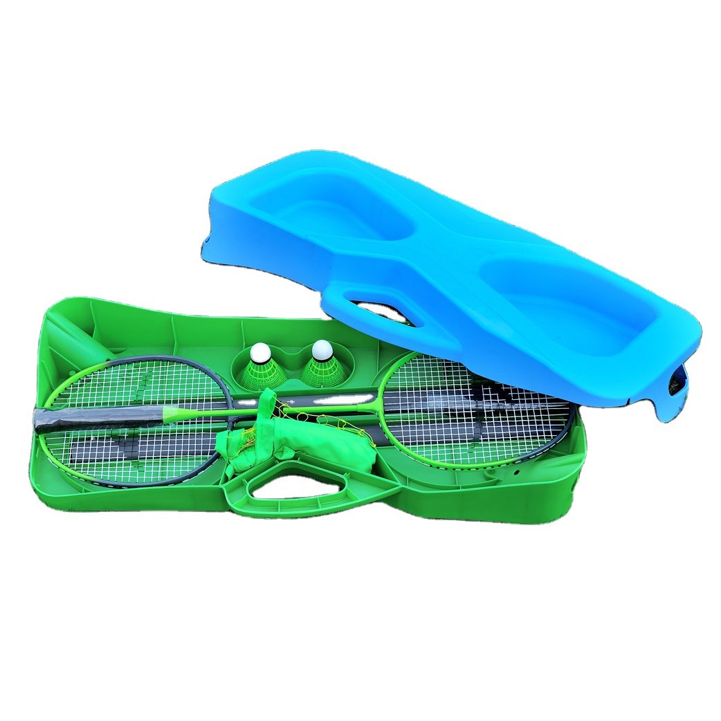 3 in 1 portable outdoor Badminton Racket net Set