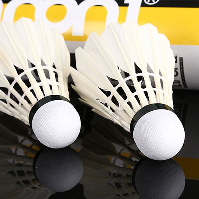 Popular Durable Fiber Cork badminton feather shuttlecock