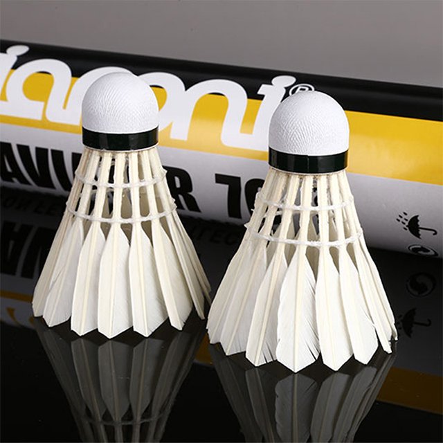 Popular Durable Fiber Cork badminton feather shuttlecock