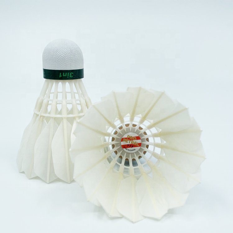 High Quality Badminton Shuttlecock Excellent Duck Feather Super Stability Not Easy to Break Strong Strike Suitable for Training