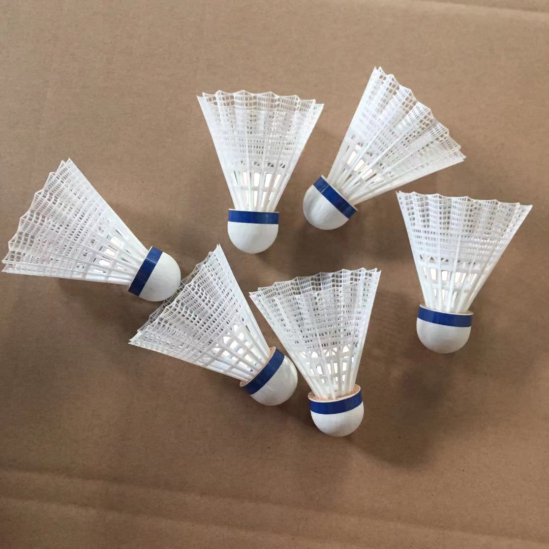 Nylon Badminton Shuttlecock with Great Stability and Durability Plastic Shuttle for Badminton Match