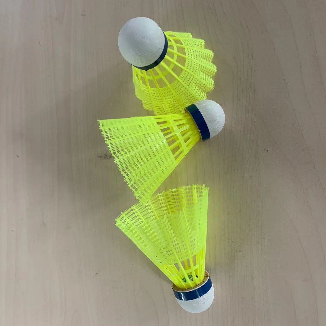 Nylon Badminton Shuttlecock with Great Stability and Durability Plastic Shuttle for Badminton Match