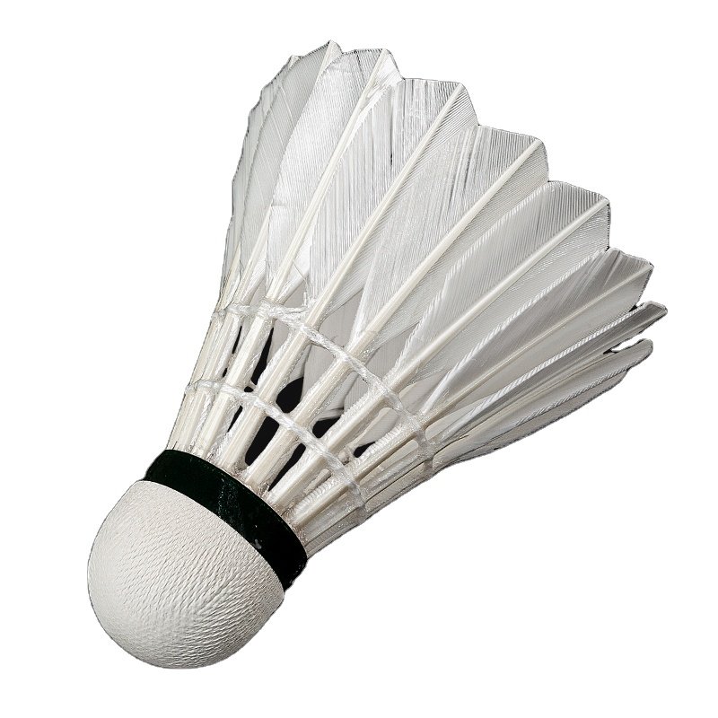 OEM Best Selling Duck Feather Badminton Flight Durable Cork Head Shuttlecocks for Training and Competition-Class a Model