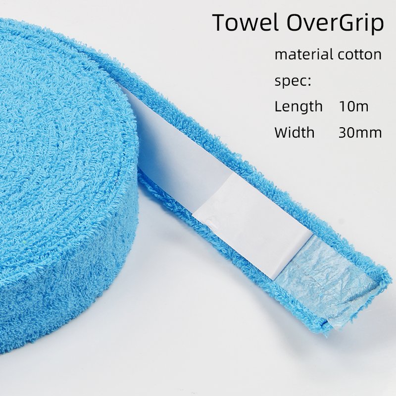 10m Towel Badminton Racket Overgrip tennis golf Towel cotton hand grip Width 3cm