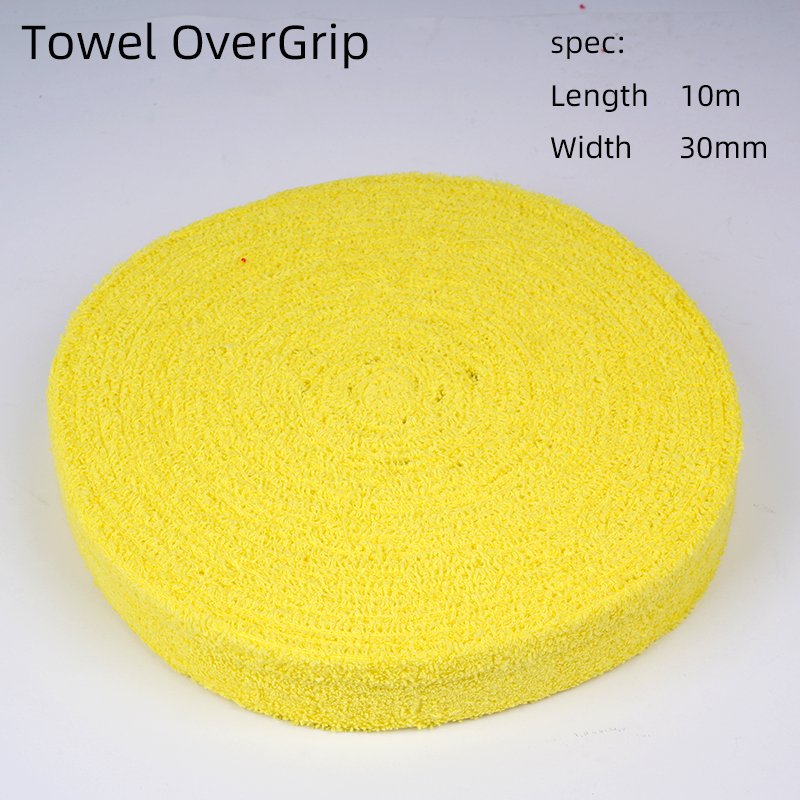 10m Towel Badminton Racket Overgrip tennis golf Towel cotton hand grip Width 3cm