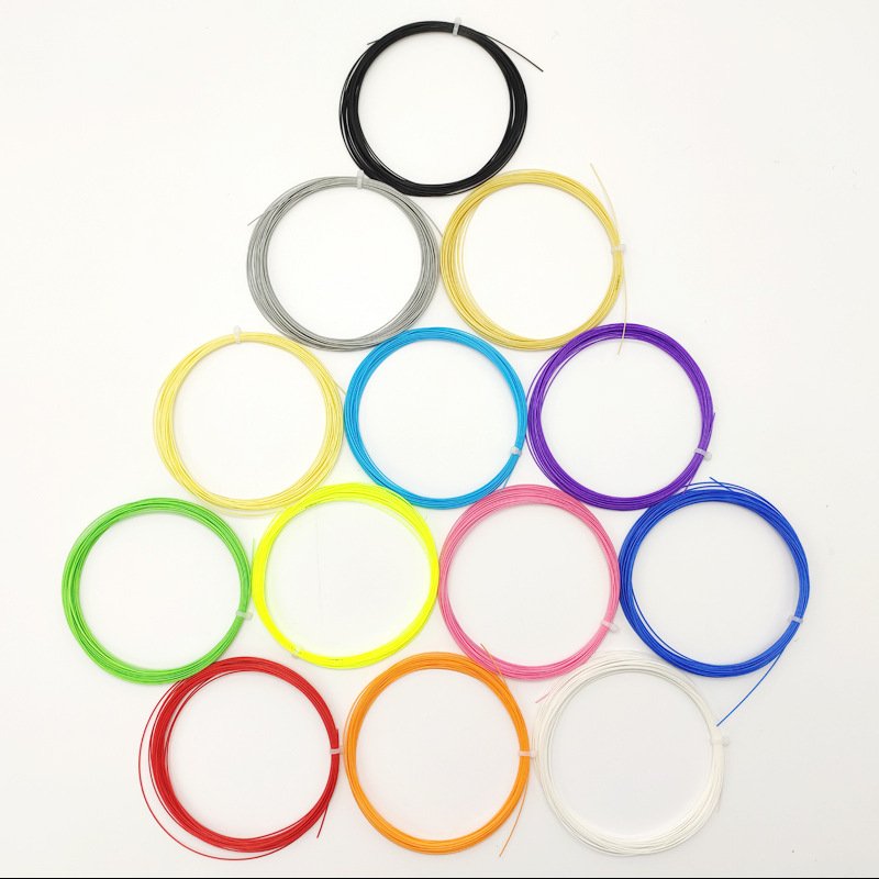 Factory Direct Sales High Quality Polymer Nylon 0.7mm machine stringing durability racket string Badminton net