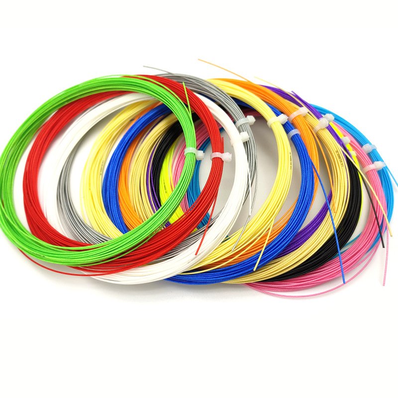Factory Direct Sales High Quality Polymer Nylon 0.7mm machine stringing durability racket string Badminton net