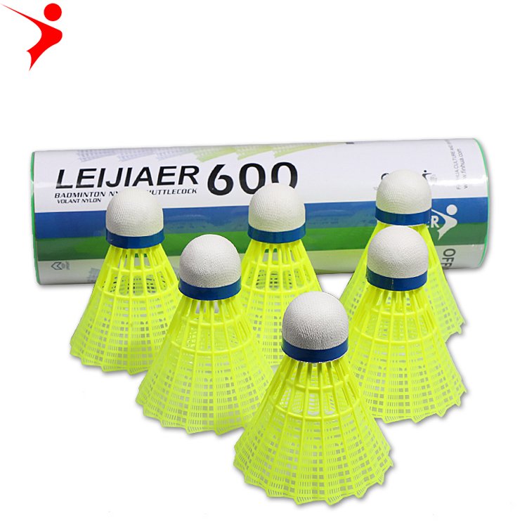LEIJIAER mavis 600 nylon shuttlecock badminton Outdoor Sports Badminton Accessories Durable Polygonal badminton shuttlecock