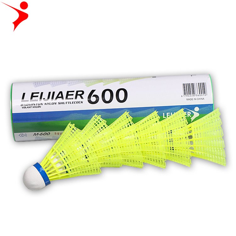 LEIJIAER mavis 600 nylon shuttlecock badminton Outdoor Sports Badminton Accessories Durable Polygonal badminton shuttlecock