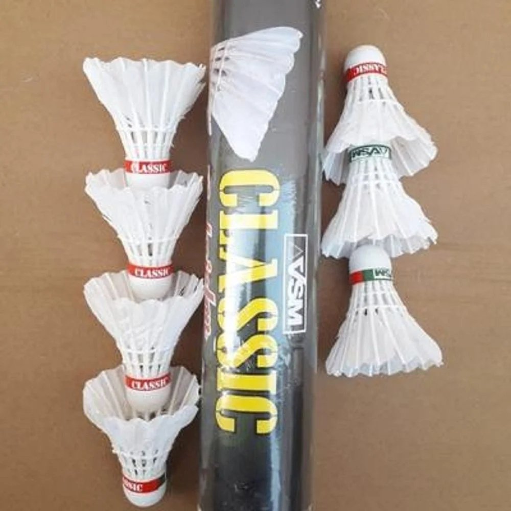 India Manufacturer's Goose Feather Badminton Shuttlecock High Quality Product