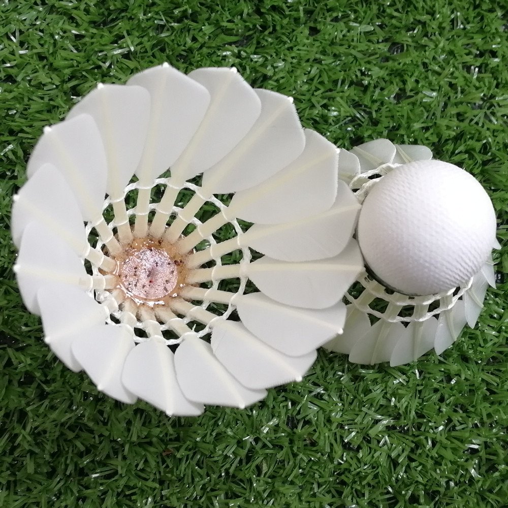 Factory Supply lingmei brand badminton shuttlecock Super Grade shuttlecock goose feather