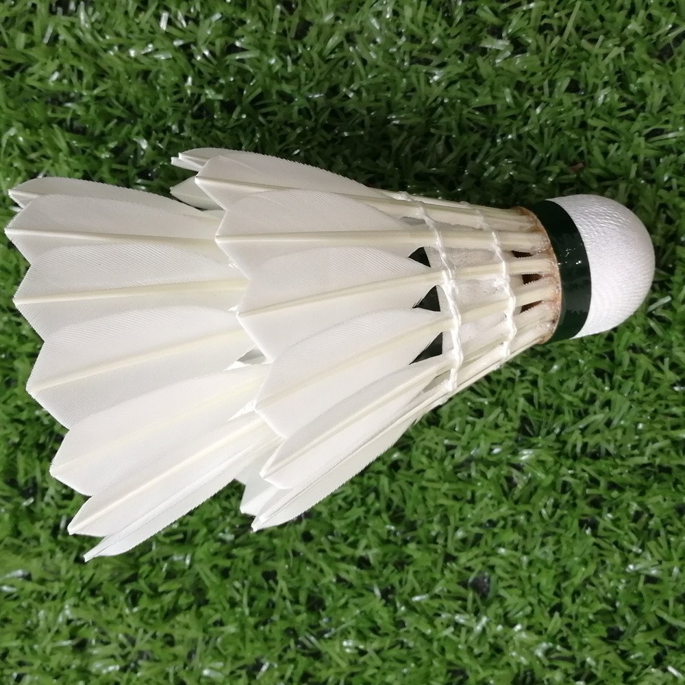 Factory Supply lingmei brand badminton shuttlecock Super Grade shuttlecock goose feather