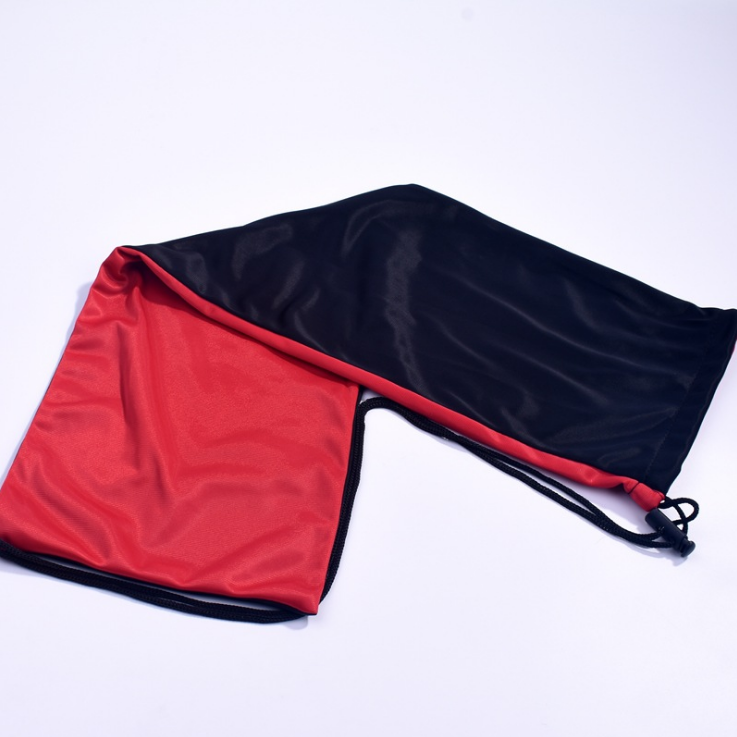 Thickened Flannel Drawstring Shrink Protective Badminton Bag/cover Wholesale Custom Two-color Racket Convenient Black/red 2 Days