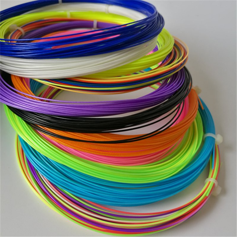 Good Tensile Nylon String Cheap Wholesale Various Colors Badminton String for Badminton Rackets 10 Colors 10M/33FT Training K642