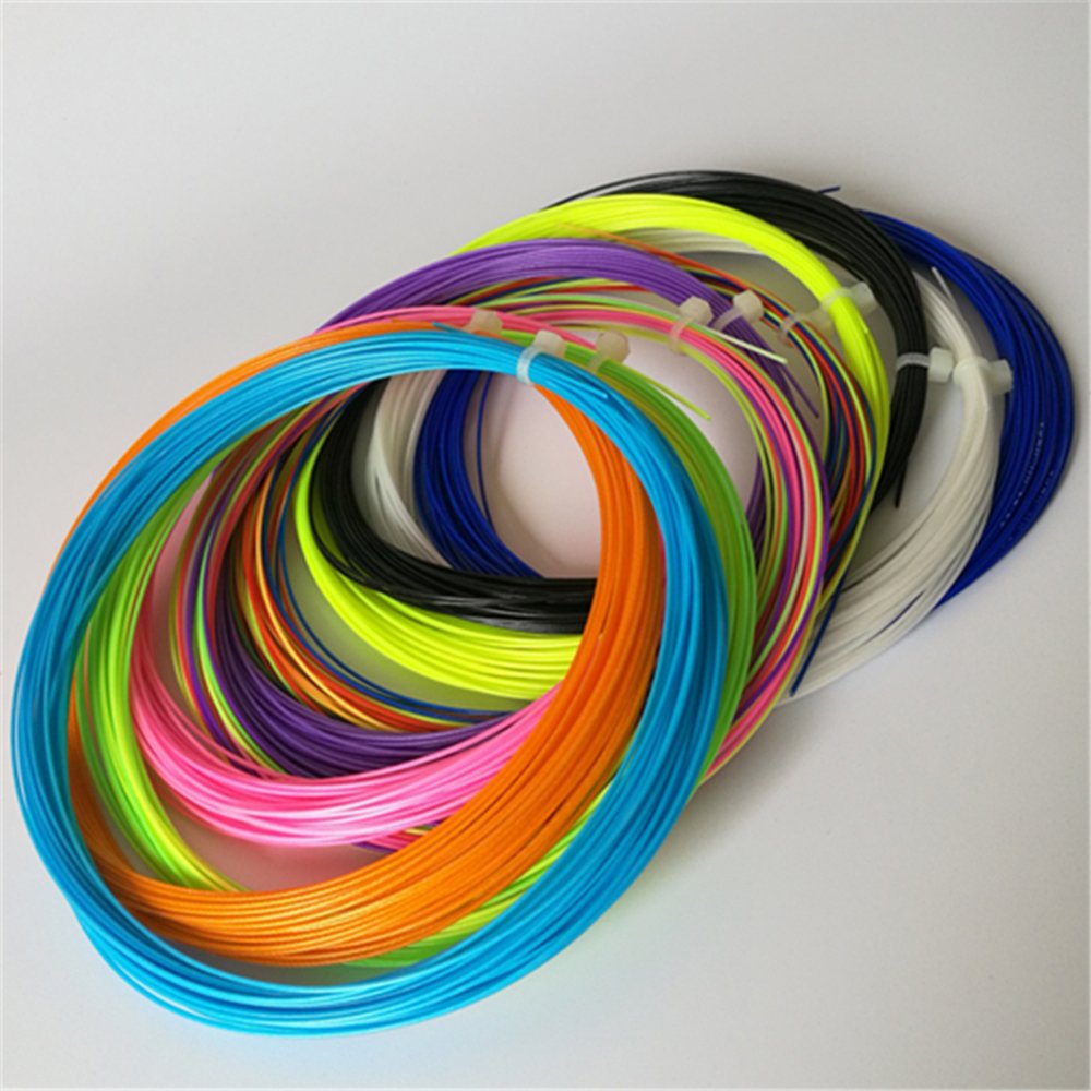 Good Tensile Nylon String Cheap Wholesale Various Colors Badminton String for Badminton Rackets 10 Colors 10M/33FT Training K642