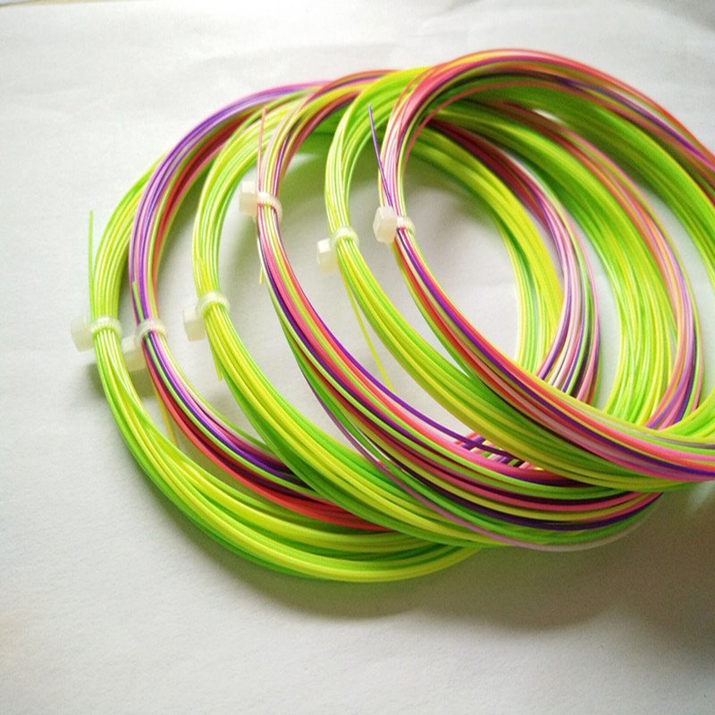 Good Tensile Nylon String Cheap Wholesale Various Colors Badminton String for Badminton Rackets 10 Colors 10M/33FT Training K642