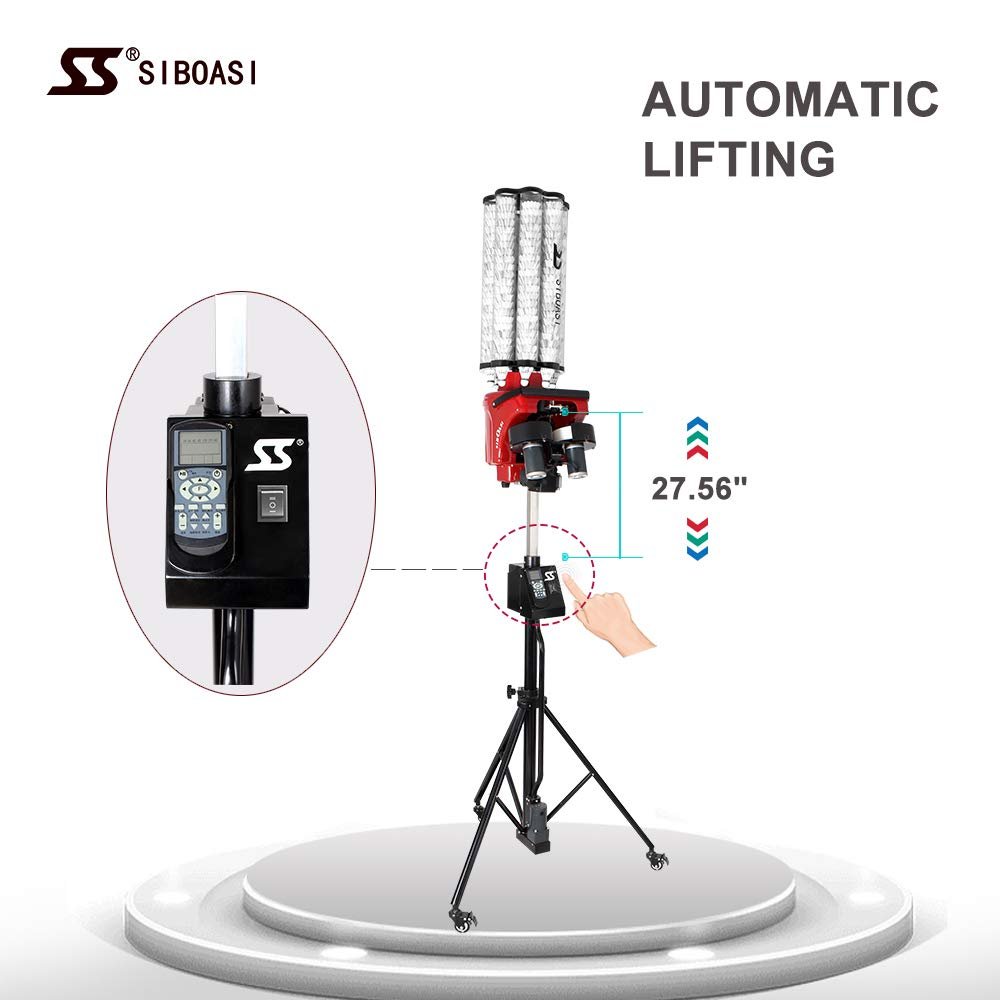 S4025 SIBOASI Professional Badminton Training Equipment Automatic Badminton Training Machine Robot