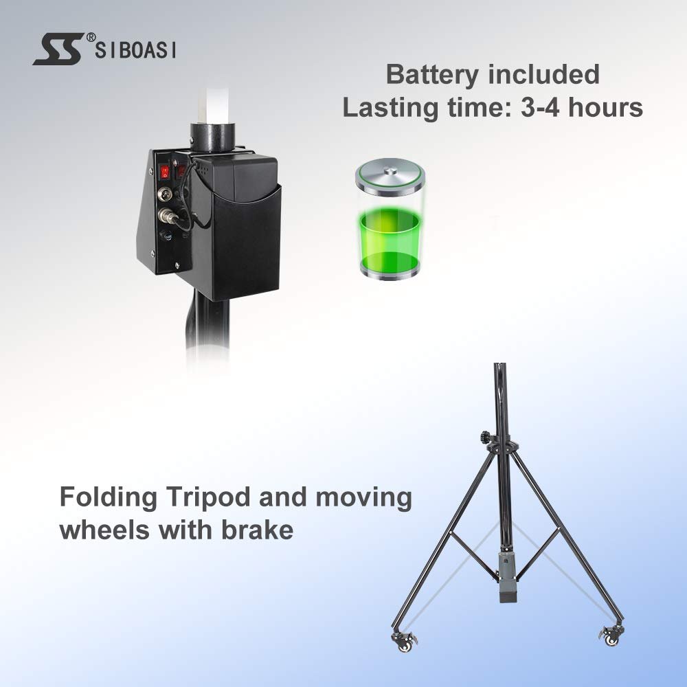 S4025 SIBOASI Professional Badminton Training Equipment Automatic Badminton Training Machine Robot