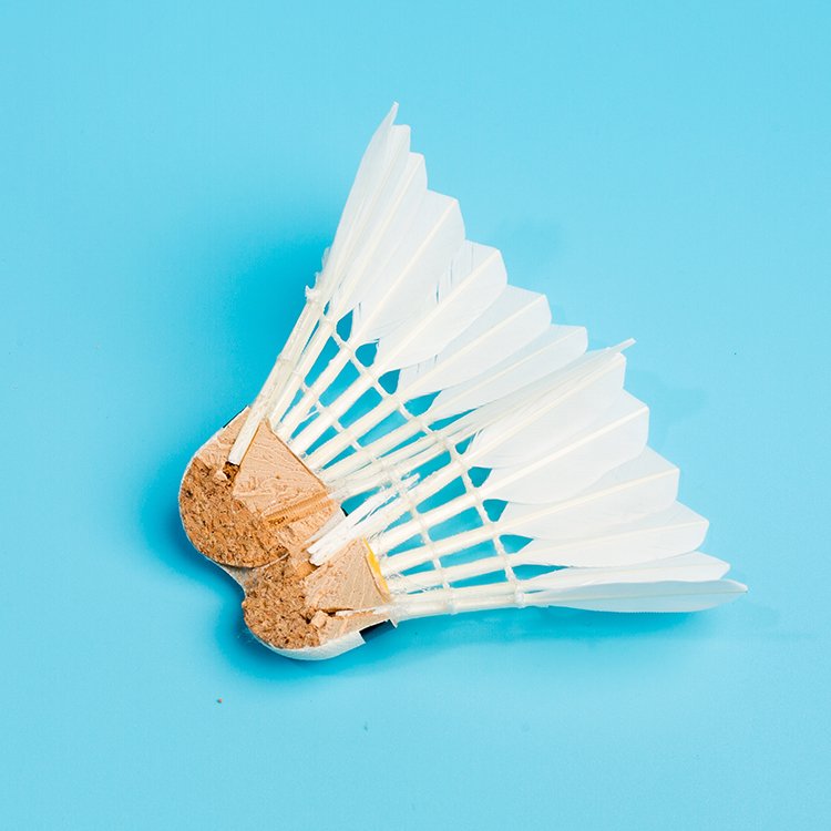 Professional Durable Feather Baton Badminton Shuttlecock Badminton Aeroplane Shuttlecock Eg1130