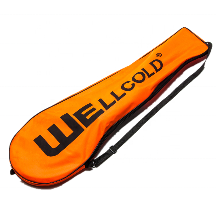 Wellcold adult use badminton racket with shuttlecock