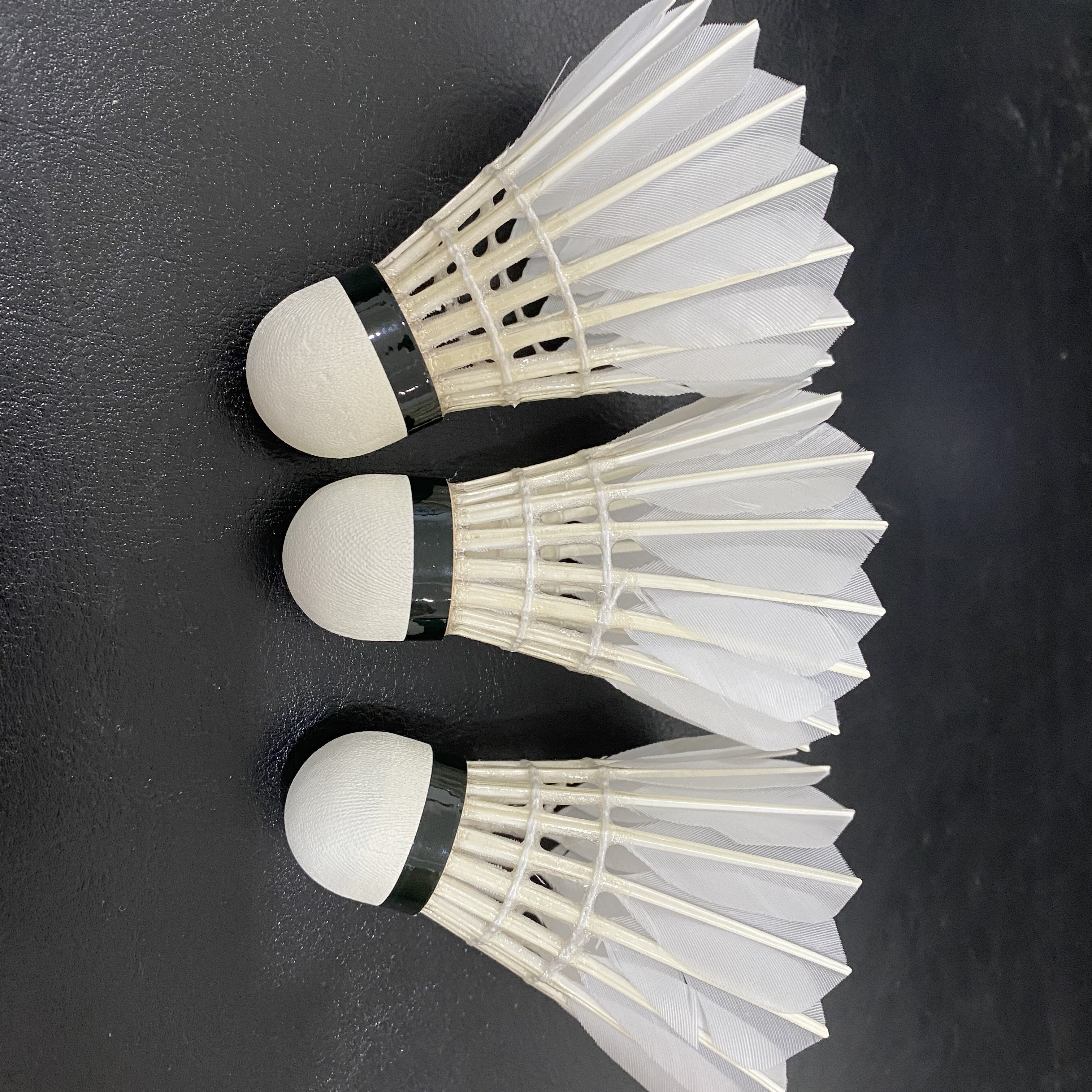 lingmei 10 goose feather badminton shuttlecock for training