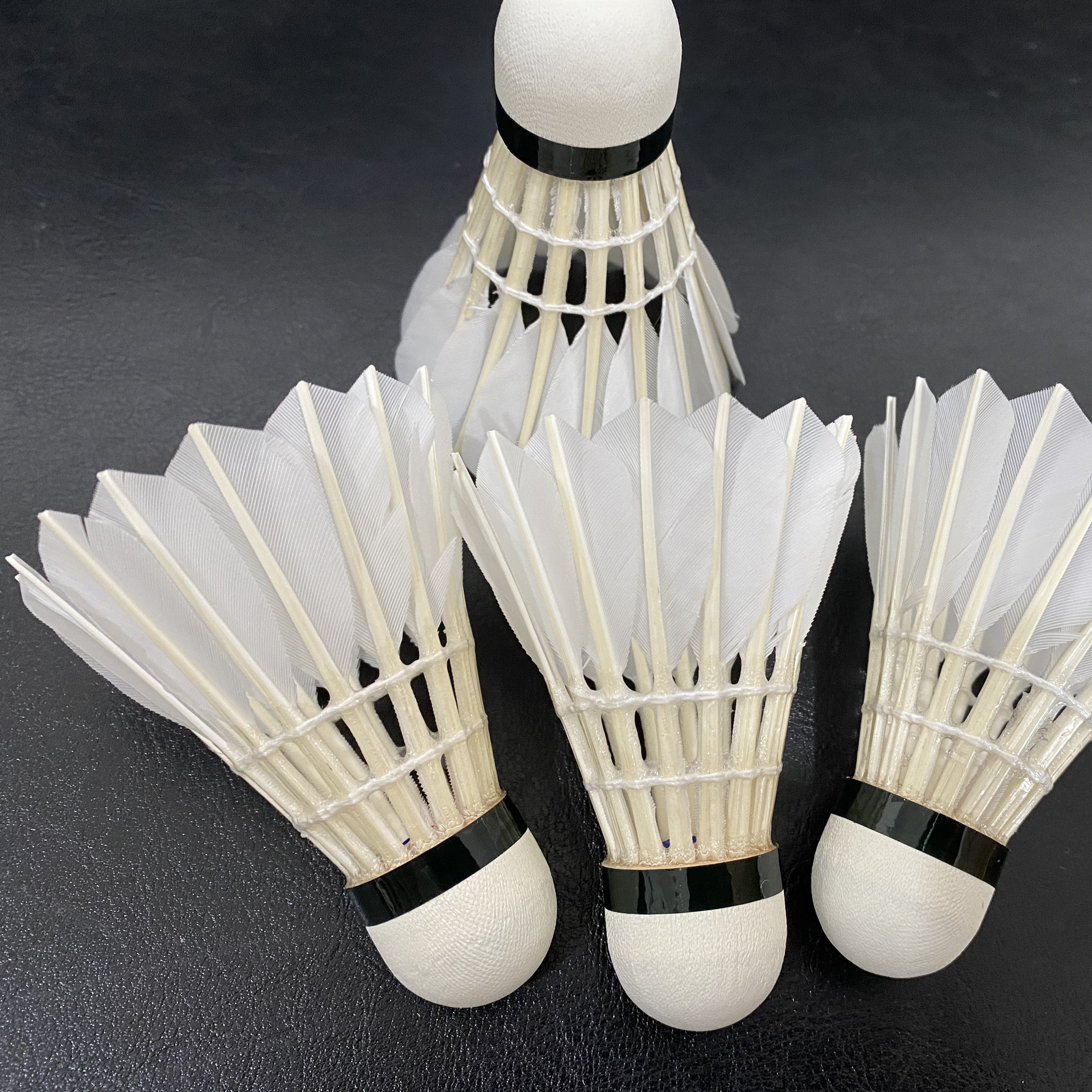 lingmei 10 goose feather badminton shuttlecock for training
