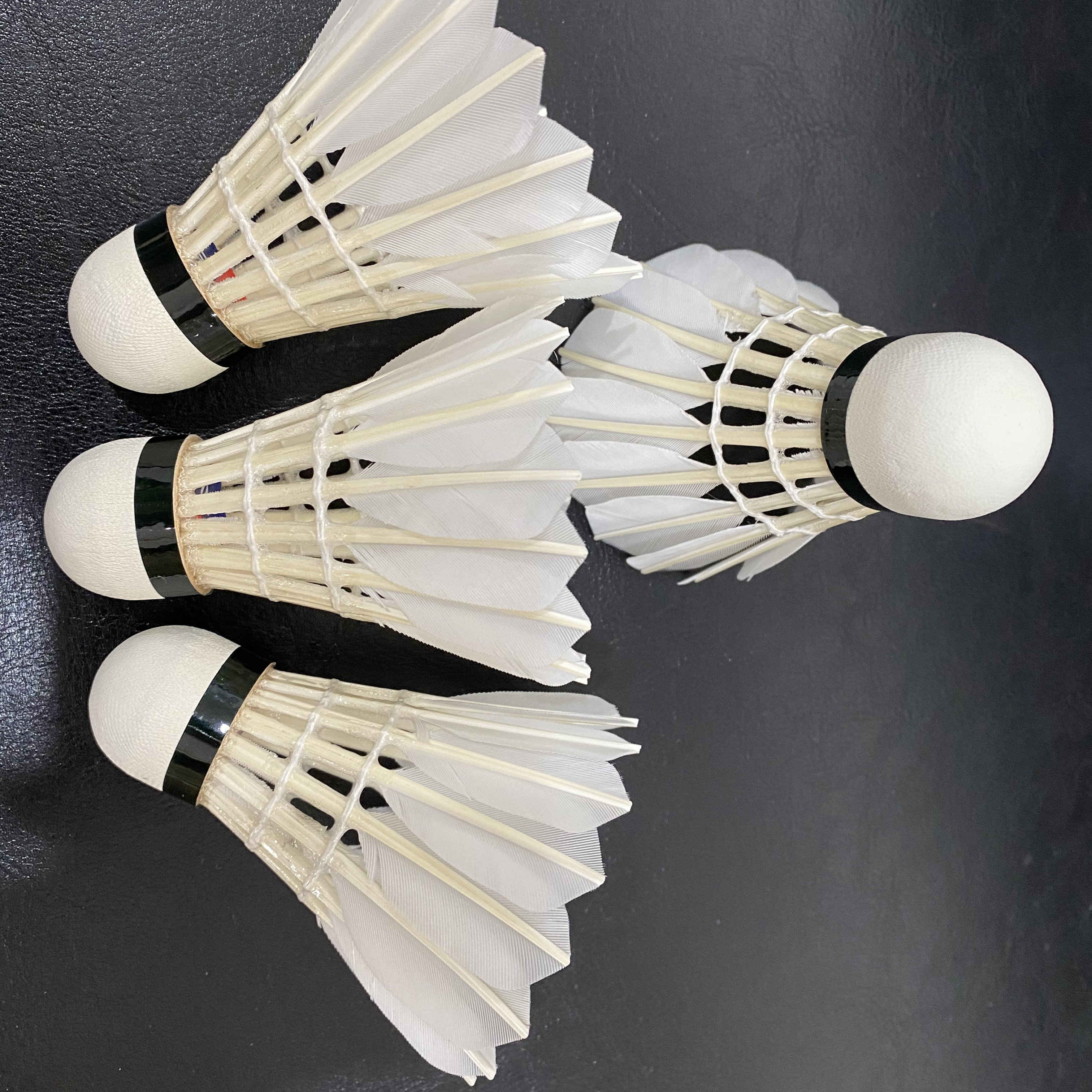 lingmei 10 goose feather badminton shuttlecock for training