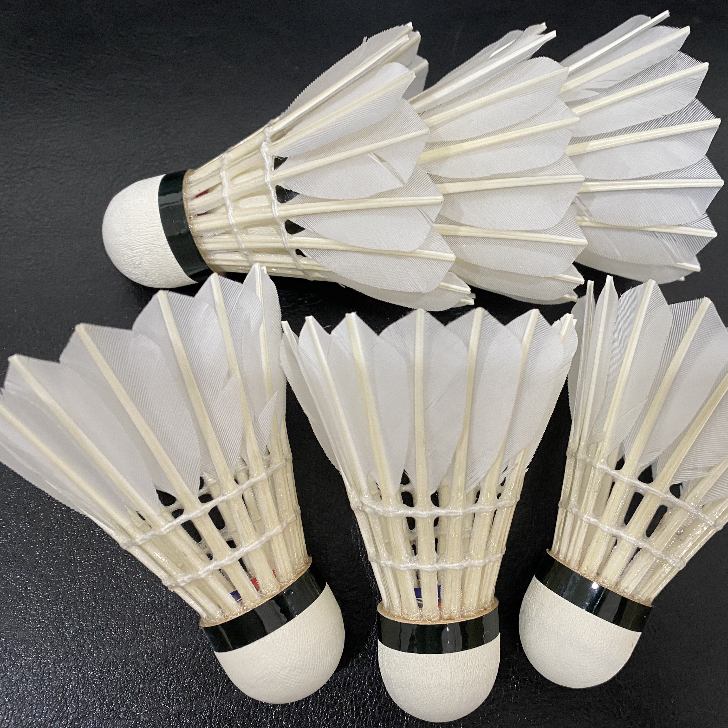 lingmei 10 goose feather badminton shuttlecock for training