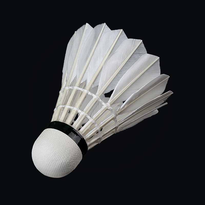 Durable Class a Goose Feather Badminton Shuttlecock with PU Cork Head for Competition and Training Model a