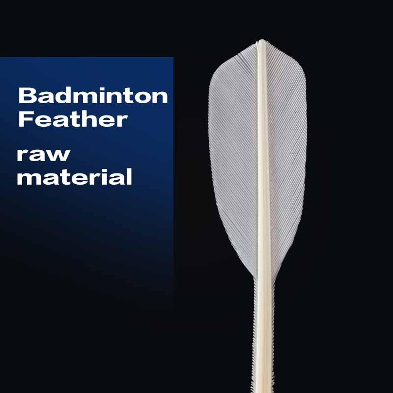 Durable Class a Goose Feather Badminton Shuttlecock with PU Cork Head for Competition and Training Model a