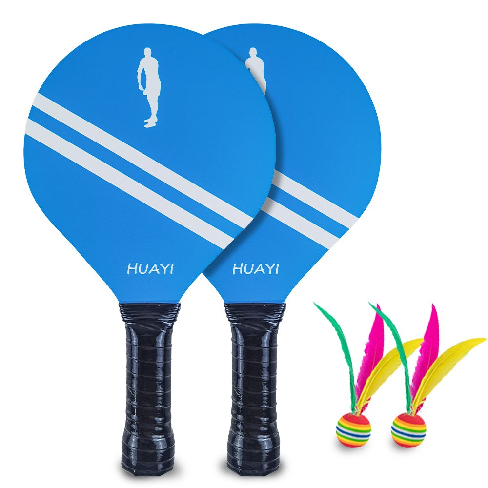 uv printing wooden racket shuttlecock/beach ball/board badminton racket battledore paddle racket