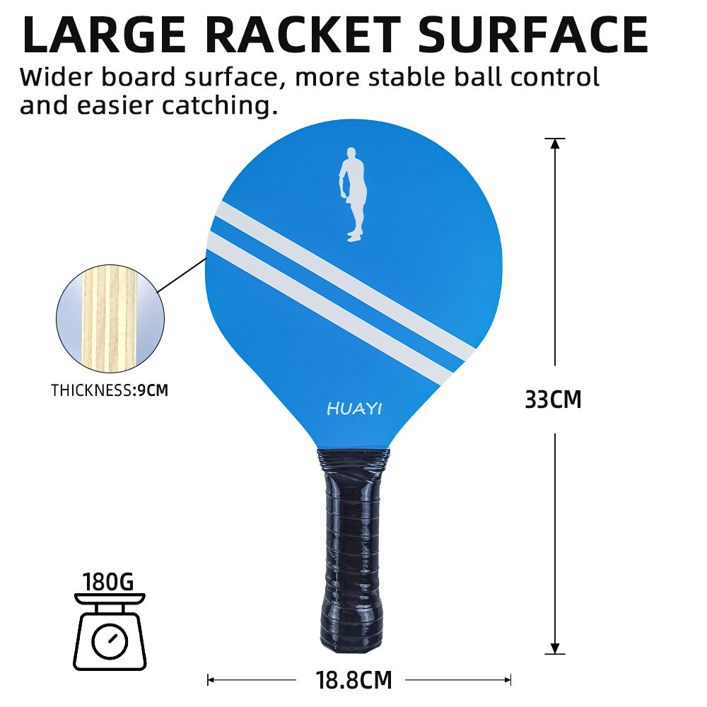 uv printing wooden racket shuttlecock/beach ball/board badminton racket battledore paddle racket