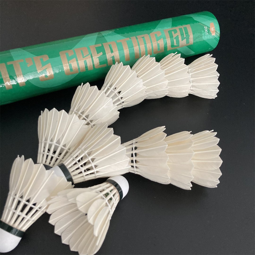 Felet Shuttlecock G4 Most Durable and Stable Goose Feather Badminton Shuttlecocks