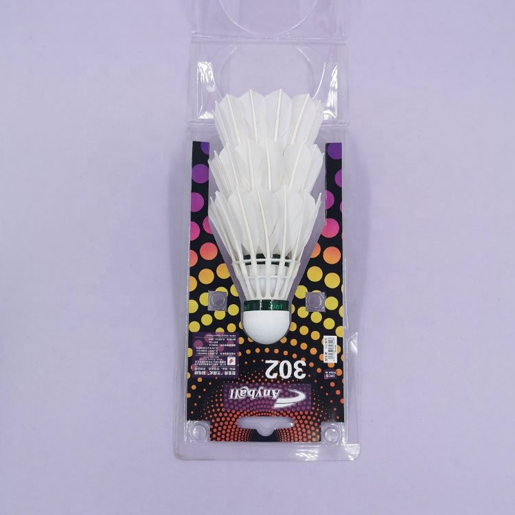 Custom Hot Sale 3in1 Synthetic Hybrid Shuttle Cock Cheap Badminton Feather Shuttlecock With Goose/duck Feathers kok badminton