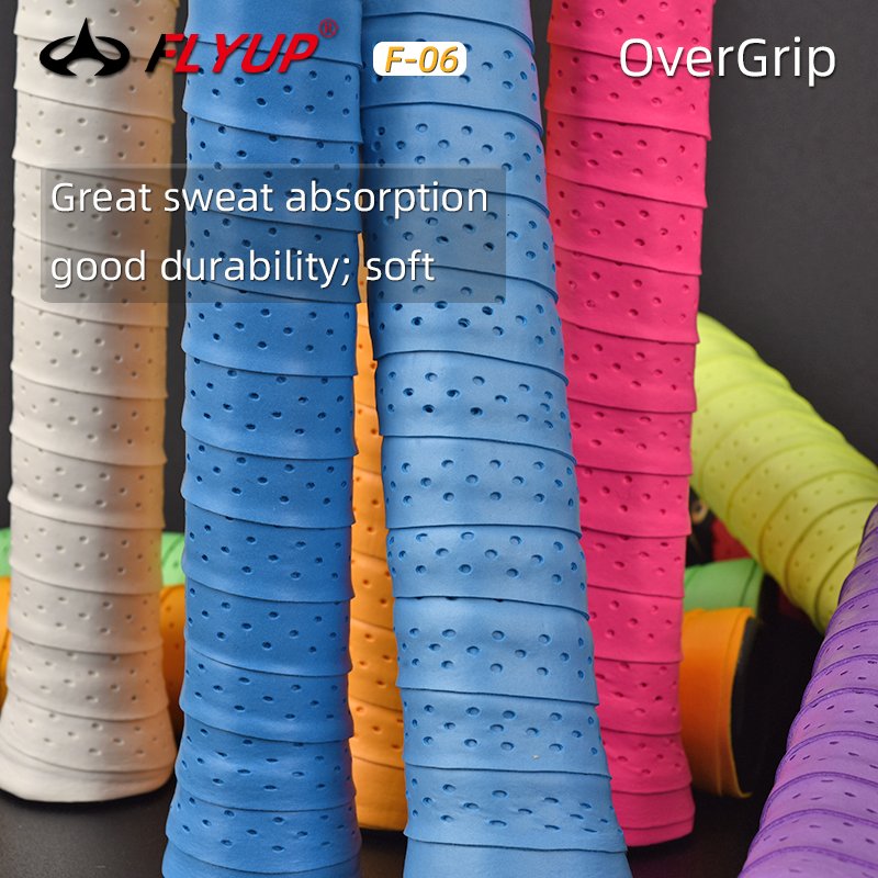 Flyup F-06 30pcs Wholesale Factory High Quality Tennis Overgrip Padel Sticky Breathable non-slip Badminton soft good durability